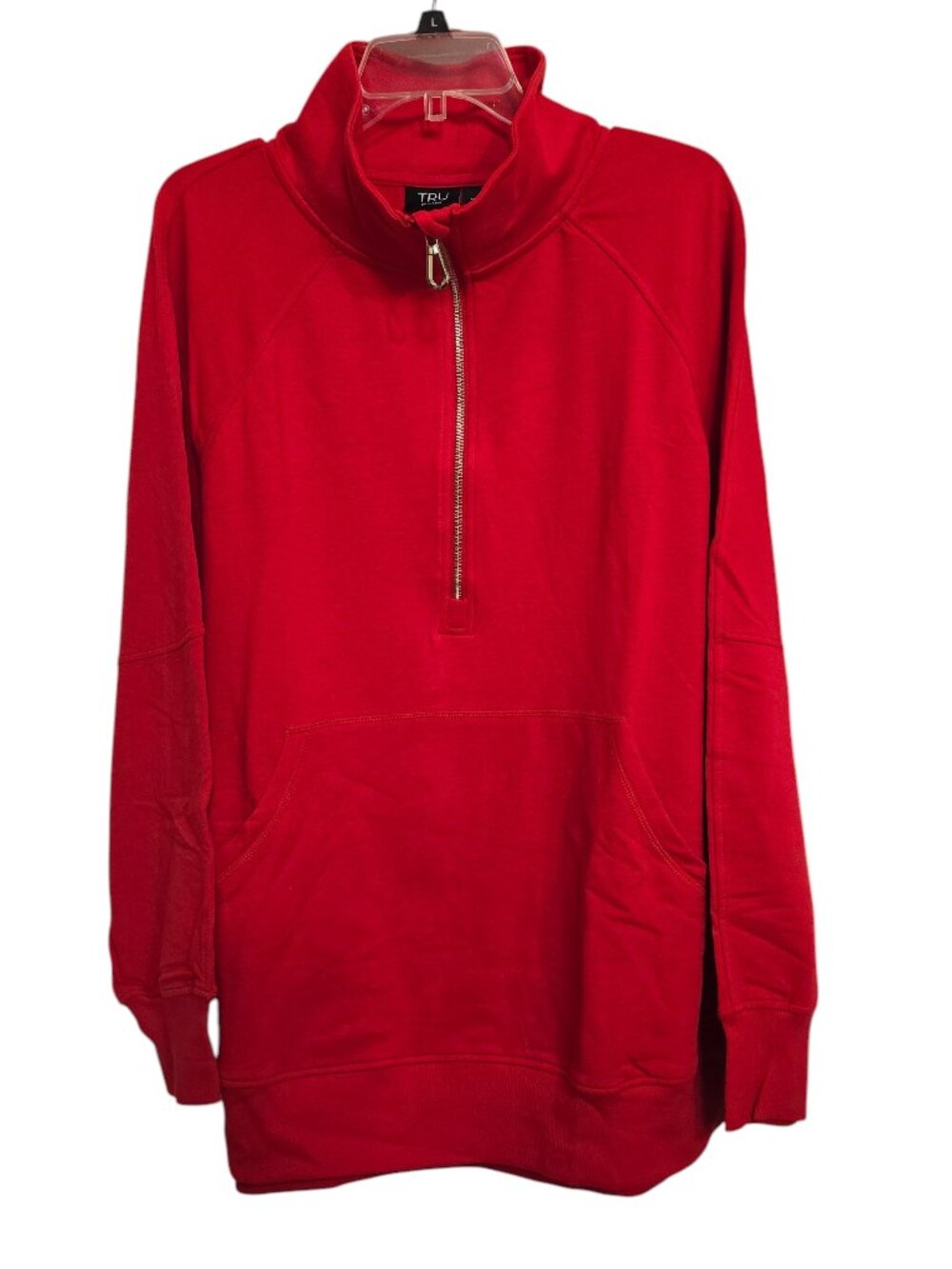 Tru by Torrid Women's Plus Size Red Long Sleeve Zipper Front Top Size 2X